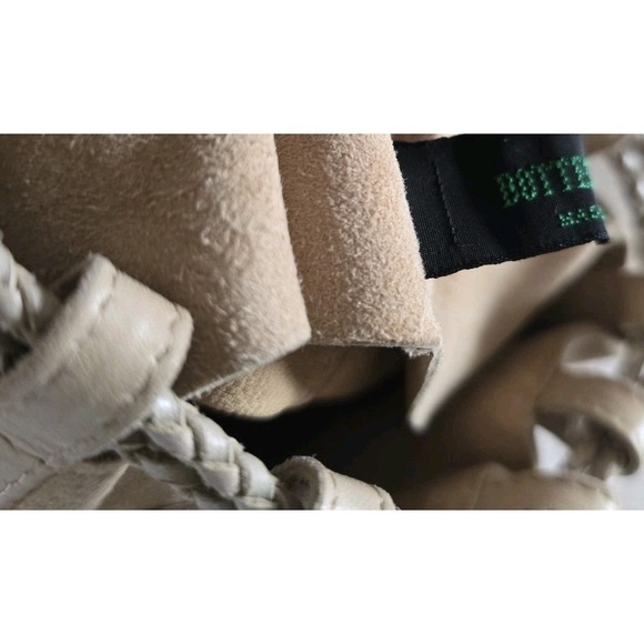 Bottega Veneta Suede Bucket Bag‎ Beige Neutral Intrecciato Small Vintage - Picture 6 of 13